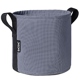 Vaso em geotextil 10L - Gris Pav - Bacsac